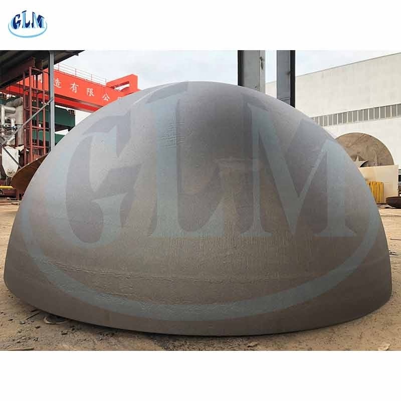 High quality ASME steel titanium tank dome heads dished ends cap for pressure vessel