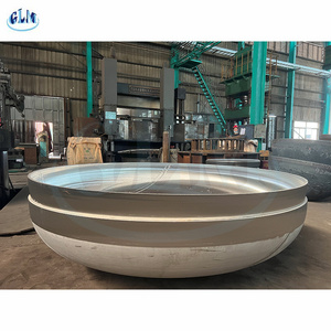 High quality ASME steel titanium tank dome heads dished ends cap for pressure vessel