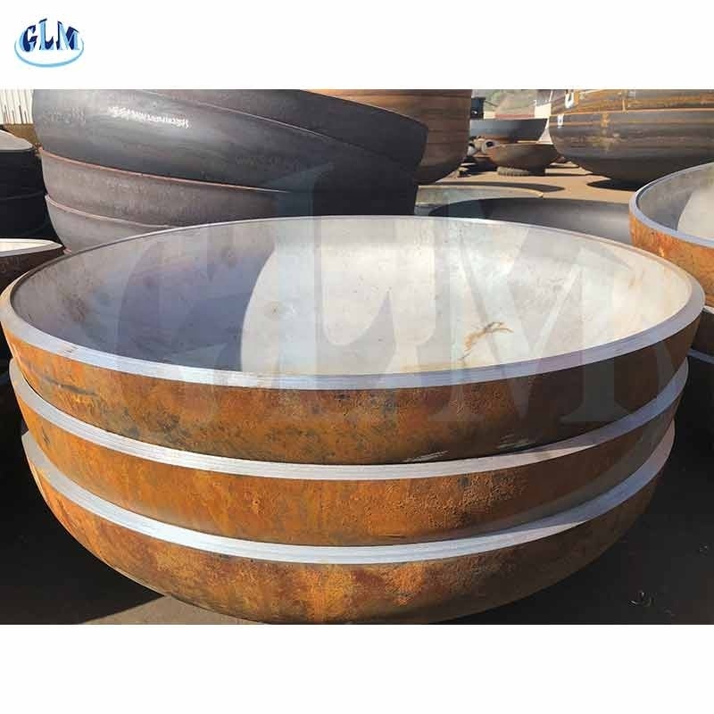 High quality ASME steel titanium tank dome heads dished ends cap for pressure vessel