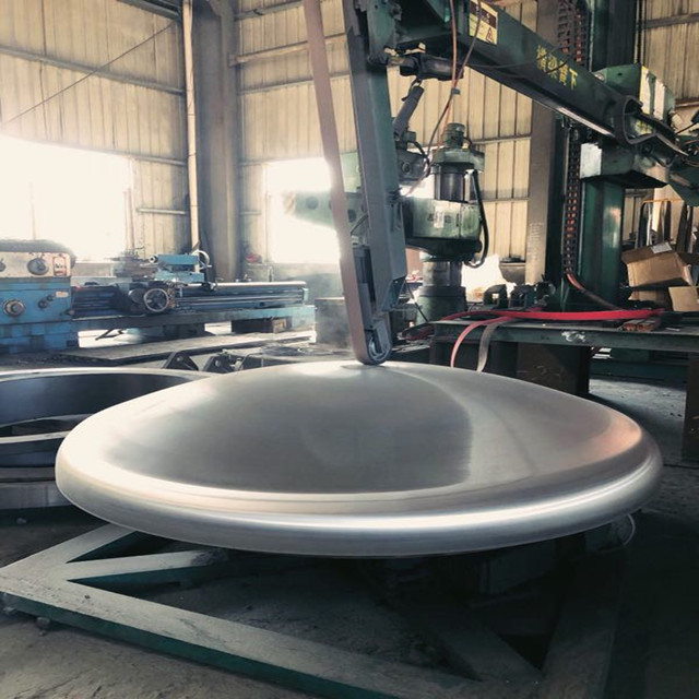 High quality ASME steel titanium tank dome heads dished ends cap for pressure vessel