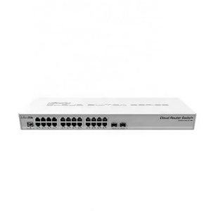 Mikrotik Cloud Router 24 Gigabit port switch with 2 x SFP+ Switch CRS326-24G-2S + RM