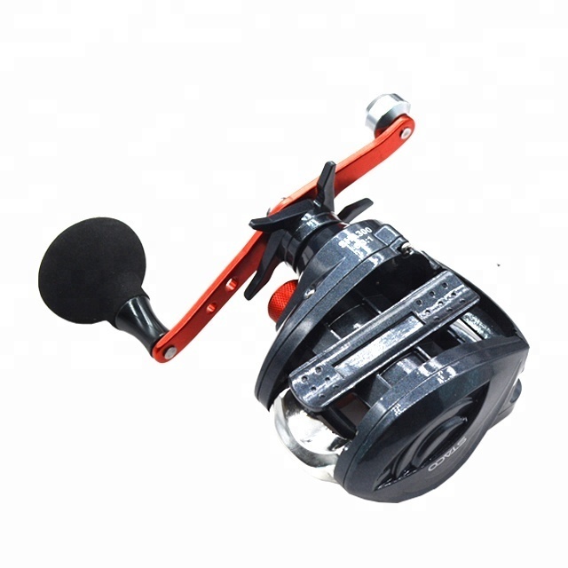 In Stock Wholesale New Saltwater LED line counter data display bait casting fishing trolling  casting jigging reel