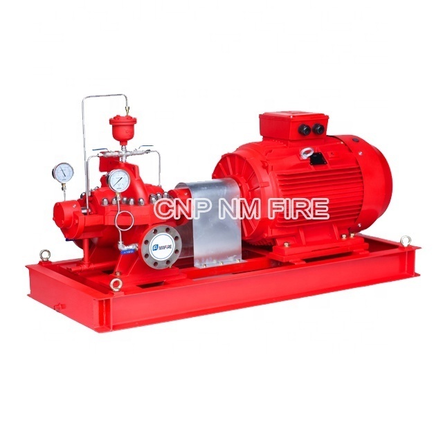 Fire Fighting Fire Pump System Fire Hydrant Horizontal Electric Motor For Shopping Mall