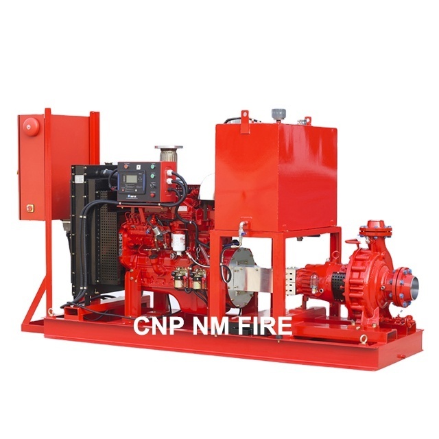 1000gpm@10bar diesel +electrical+jokey EDJ fire pump set