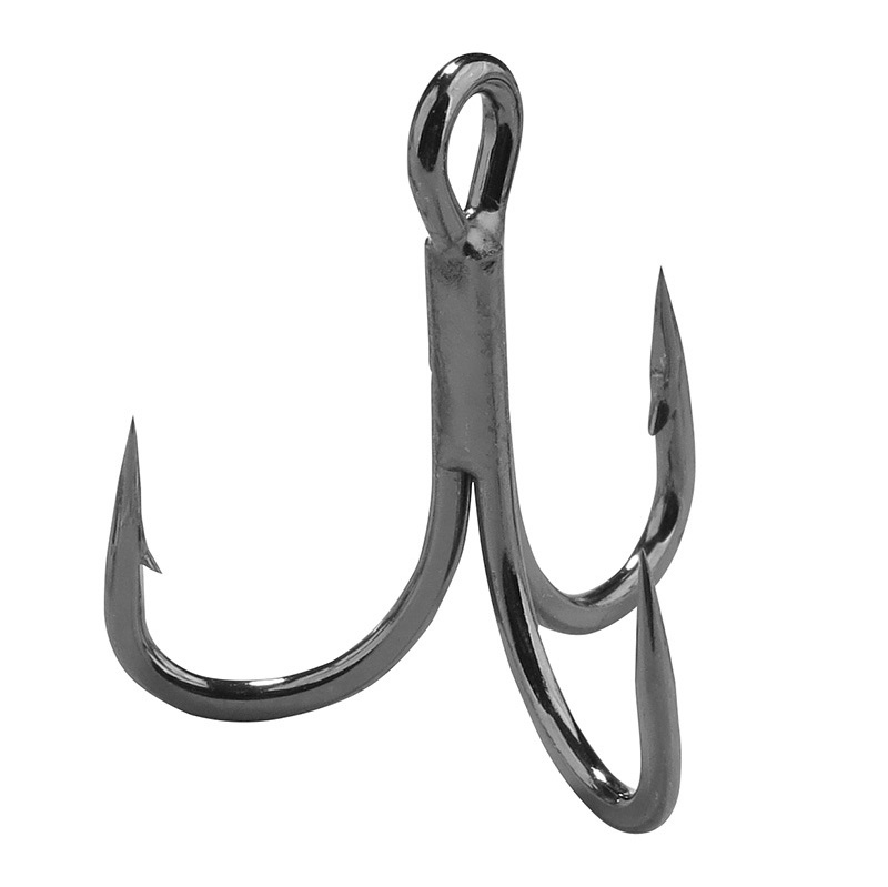 Hot Sale 6066-4X Fangs Super Slide Triple Hook Bkk Sea Fishing Hook High Carbon Steel Fishhook Treble Hooks