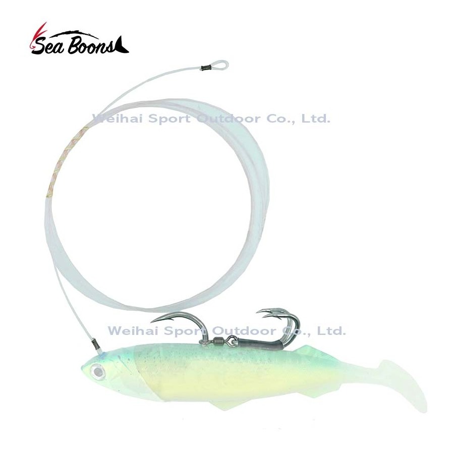 Wholesale SP-880 Duple Fish Hooks Big Sizes Super Strong Sea Saltwater Stainless Steel Fishing Tuna Double Fishing Hook