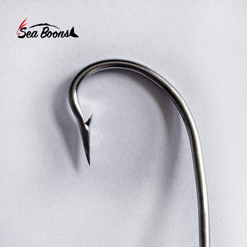 New SP-31022 Custom rigged Stainless steel Enhanced Edition Eel Jig Fishing Hooks Long Shank Fly  Fishing Hook