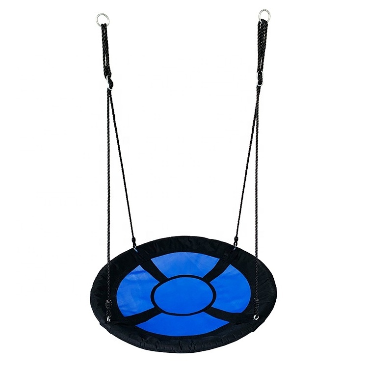 Kids Round Nest Sensory Swing for Garden Backyard Amusement