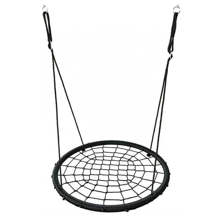 Great Capacity Outdoor Garden Kids Rope Hanging Circle Net Swing Chair for Amusement