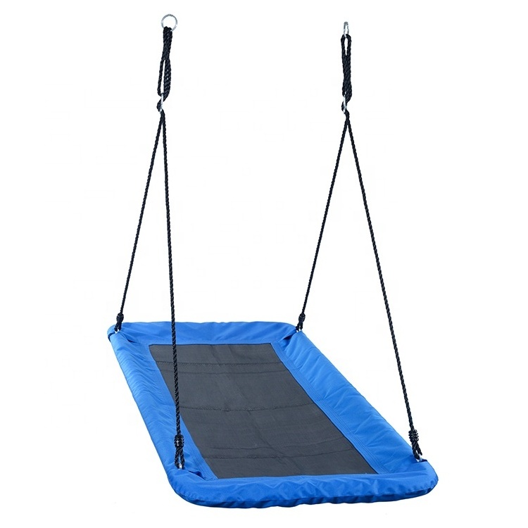 Giant 60'' Outdoor Hanging Skycurve Platform Tree Swing Bed for Kids and Adults