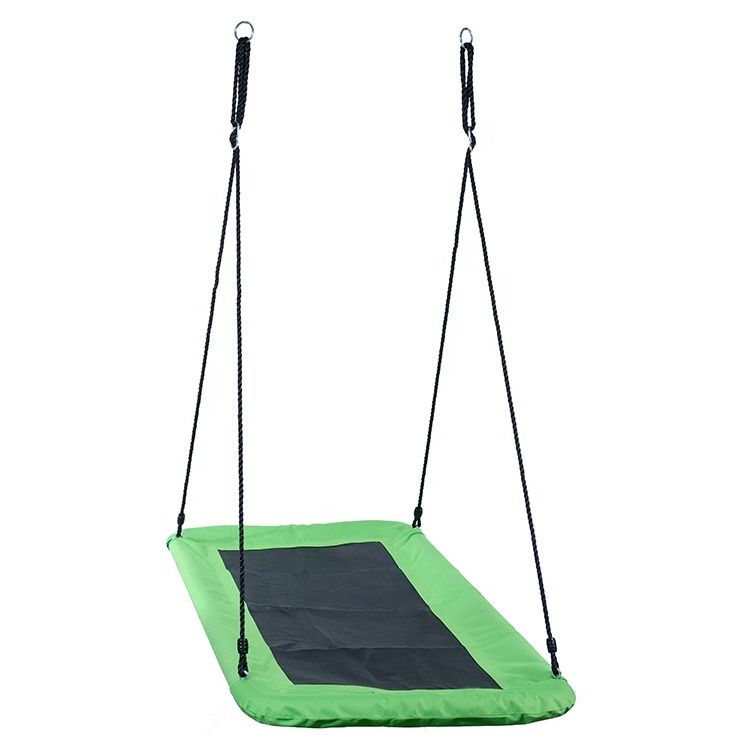 Giant 60'' Outdoor Hanging Skycurve Platform Tree Swing Bed for Kids and Adults