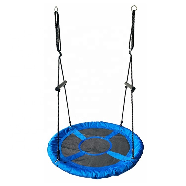 Outdoor Wear-Resistant Oxford Fabric Round Swing Set for Children Playground Fun