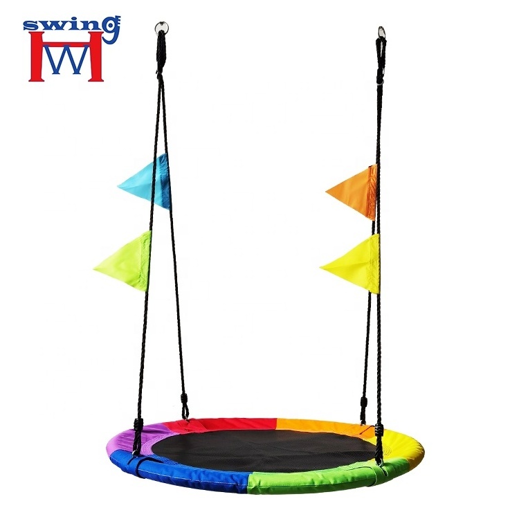 Children Playground Courtyard Portable Rope Hanging Bird Nest Swing