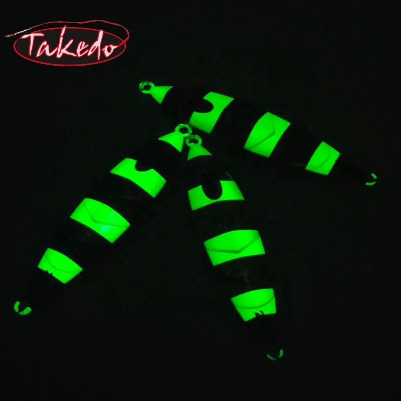 TAKEDO JY06 250g 12.5cm High quality triple edge Jig fast sinking bait for tuna grouper slow swinging lead fish bait