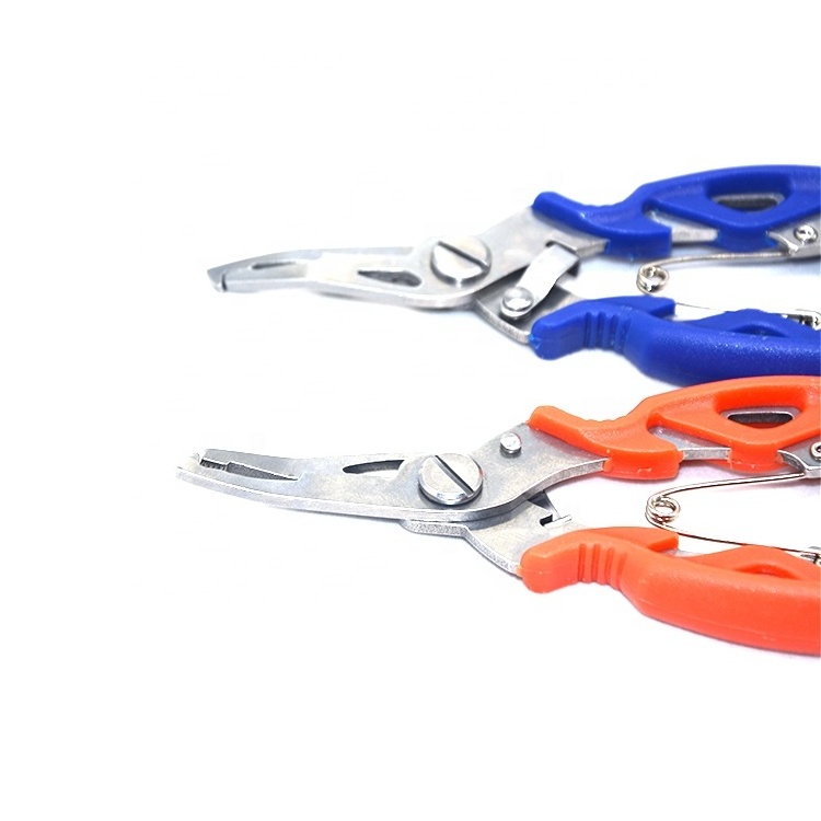 TAKEDO wholesale self locking type Stainless steel Titanium plated fishing pliers portable lure tools fishing scissor