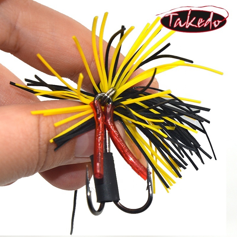 TAKEDO high quality KLWA 50mm 9.5g topwater hard bass bait snakehead ABS plastic hard frog lures fishing bass lure