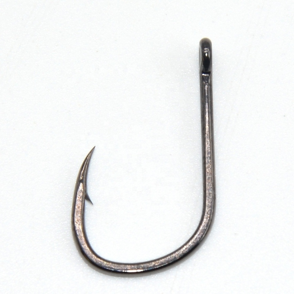 TAKEDO ISEAMA C-6  Custom Wholesale High Carbon Steel Black Nickel bulk Single Carp fishing Hooks