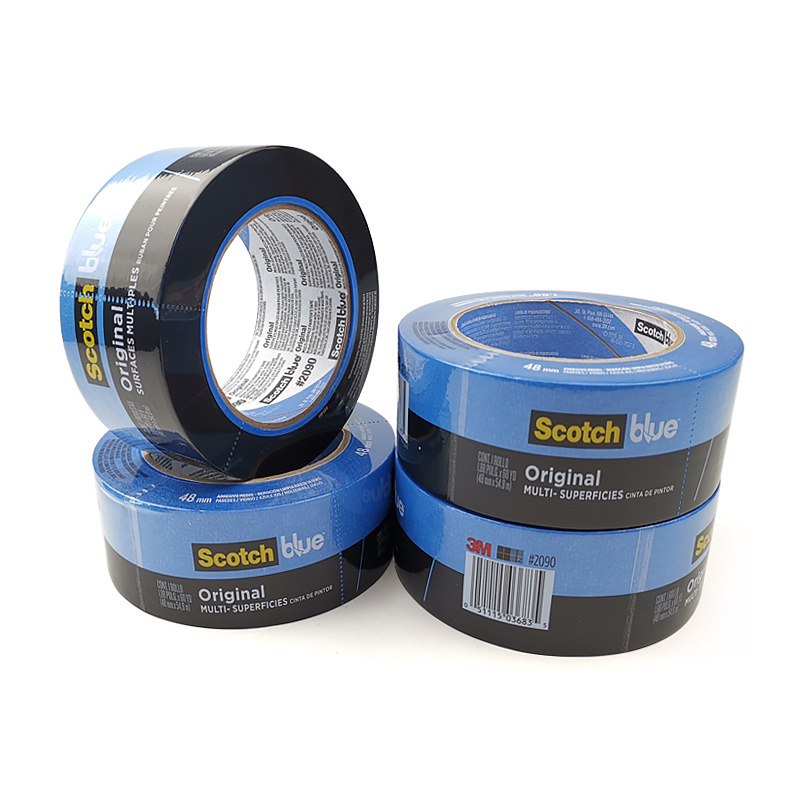 3M 2090 Original Blue Masking Painters Tape UV Resistant 14 Days No Residue for Wall  Wallpaper Ceiling Automobile Car