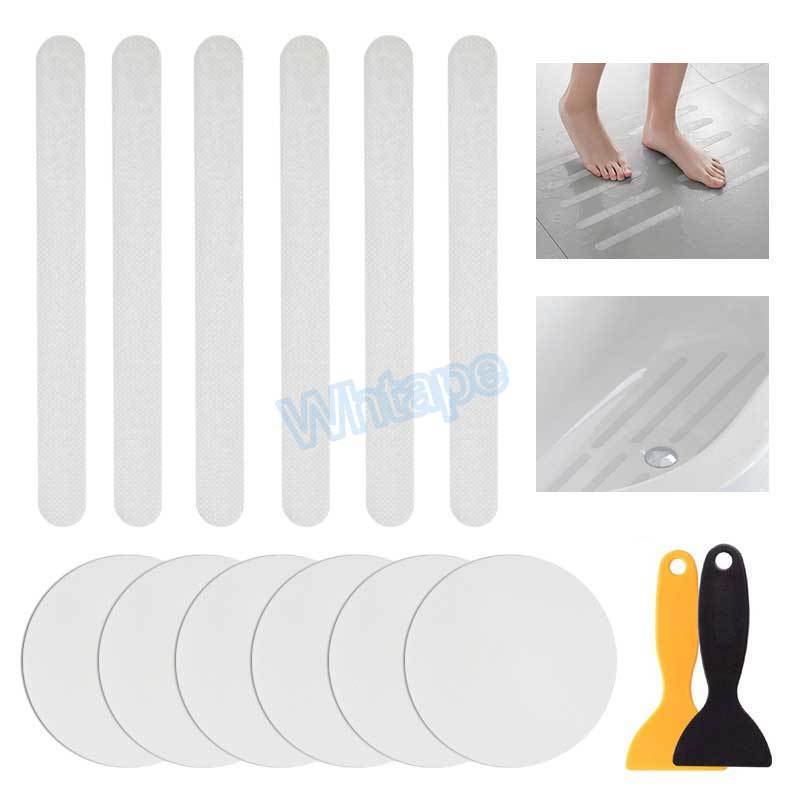 Clear Non Skid Peva Traction Tread Tape Anti Slip Strip Safety Strip Amazon for Slippery Floors Bathroom Staircase