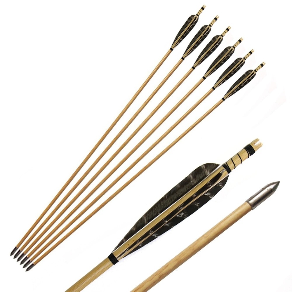 12pcs carbon crossbow arrow earrings bamboo arrows and wood arrow ID6.2mm spine  length31'' Straightness0.001