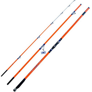 COLMIC Japan FUJI carbon surf casting rod 4.2m 3 Section Carbon Saltwater Fishing Rods