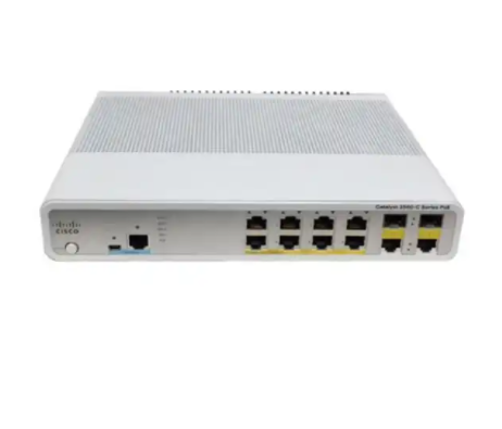 New WS-C3560C-8PC-S 8 FE PoE and 2 dual-purpose uplink port IP basic mute switches