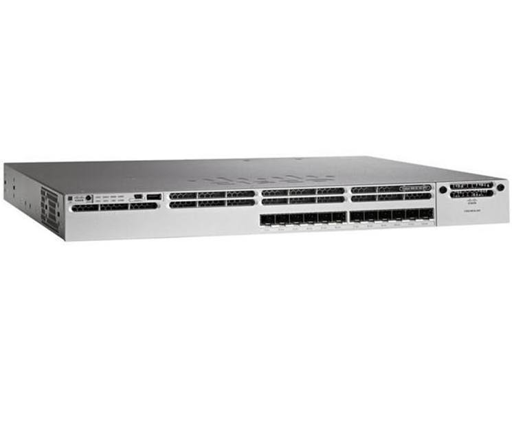 24 port network switch WS-C3850-24XS-S The new 3850 series 10G SFP management IP base Gigabit network switch