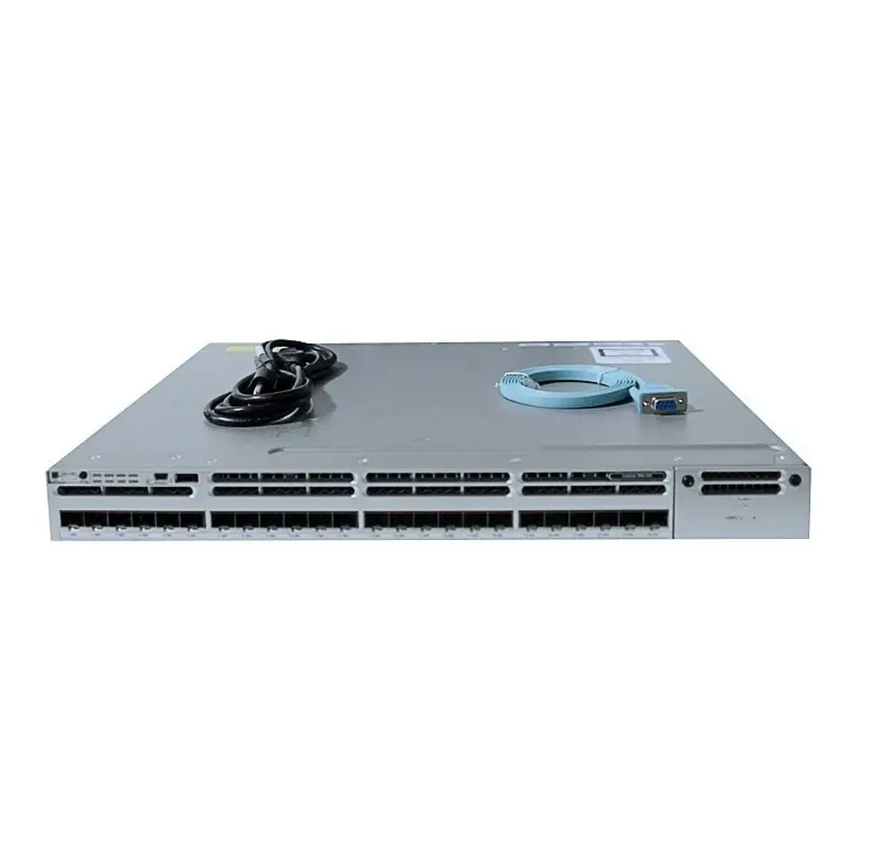 24 port network switch WS-C3850-24XS-S The new 3850 series 10G SFP management IP base Gigabit network switch