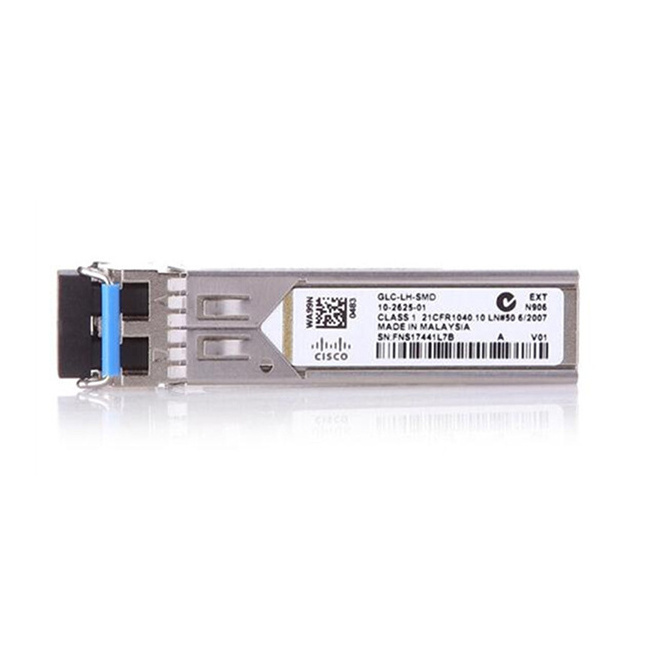 GLC-ZX-SMD original gigabit single-mode optical fiber module hot sale 1000BASE-ZX SFP transceiver module SMF 1550nm DOM