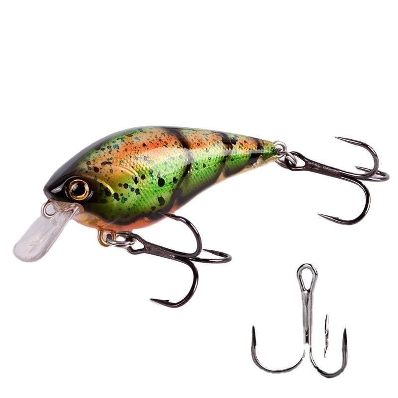 TIDE  Hot selling TD-6001 Crank Lures 50mm/60mm/70mm Deep Diving Pesca Fishing Lure Hard Crankbait Minnow Wobbler for Bass