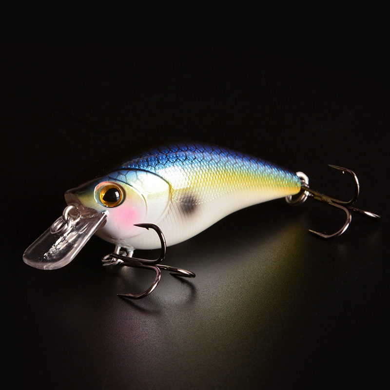 TIDE  Hot selling TD-6001 Crank Lures 50mm/60mm/70mm Deep Diving Pesca Fishing Lure Hard Crankbait Minnow Wobbler for Bass