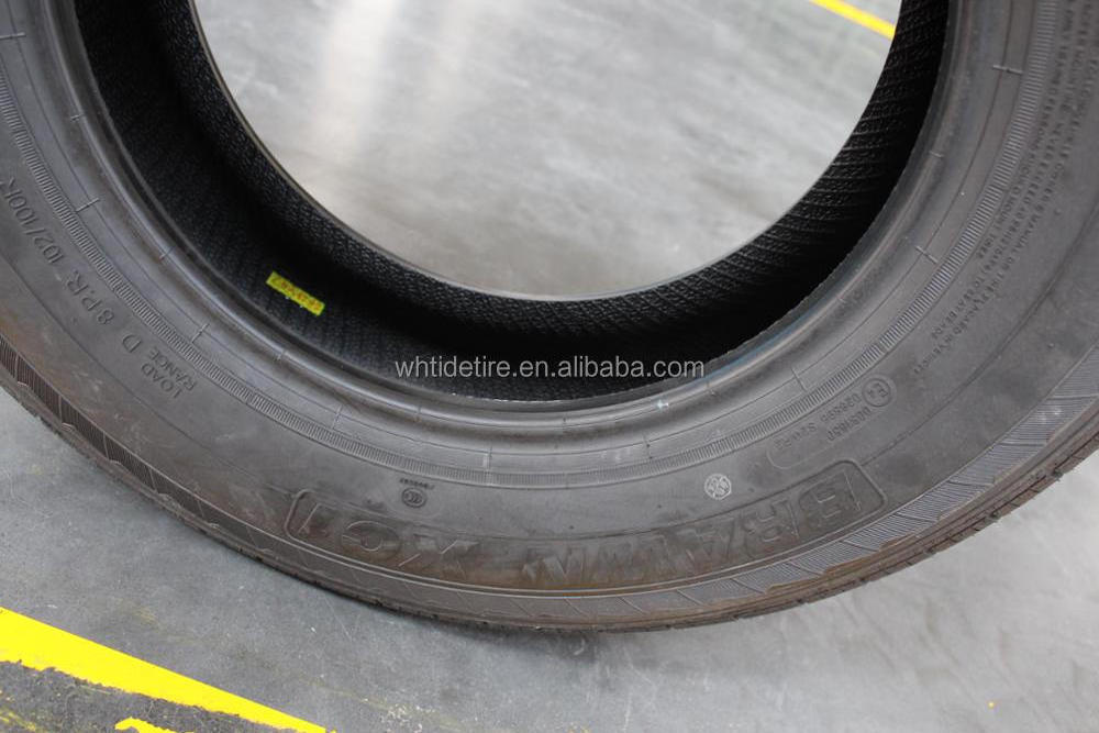 Chinese tire factory supply 225 70 15C white sidewall