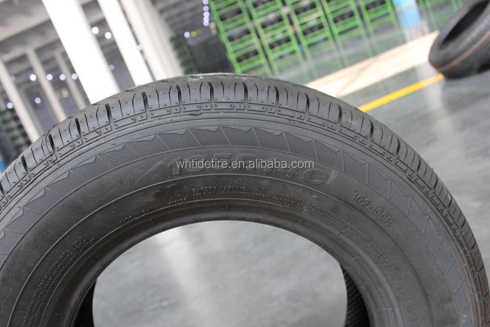 Chinese tire factory supply 225 70 15C white sidewall