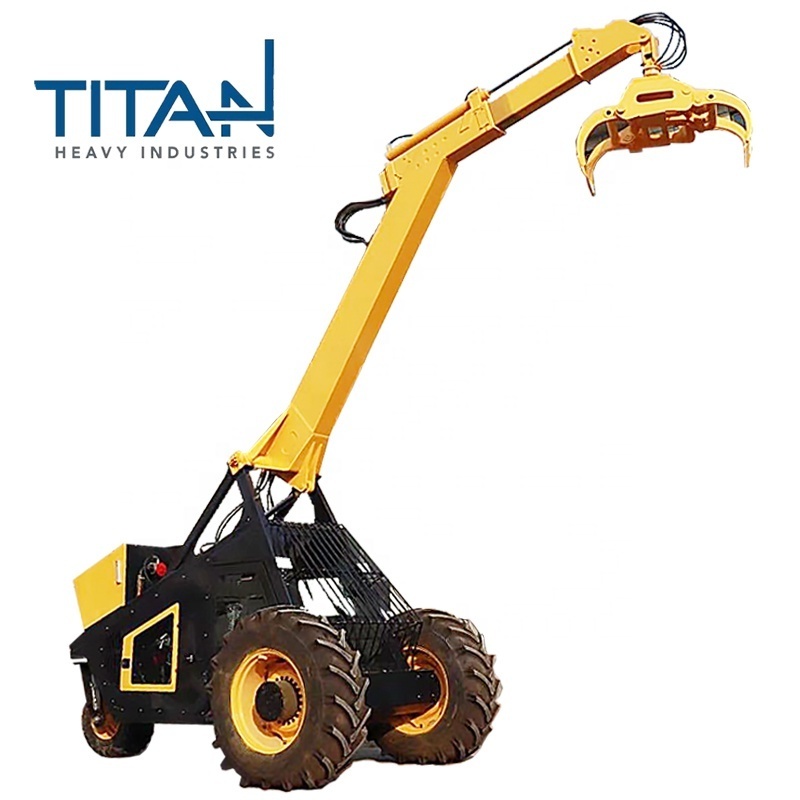 TITAN Sugar Cane Loader Sugarcane Grab Loader for Sale Wheel Loader