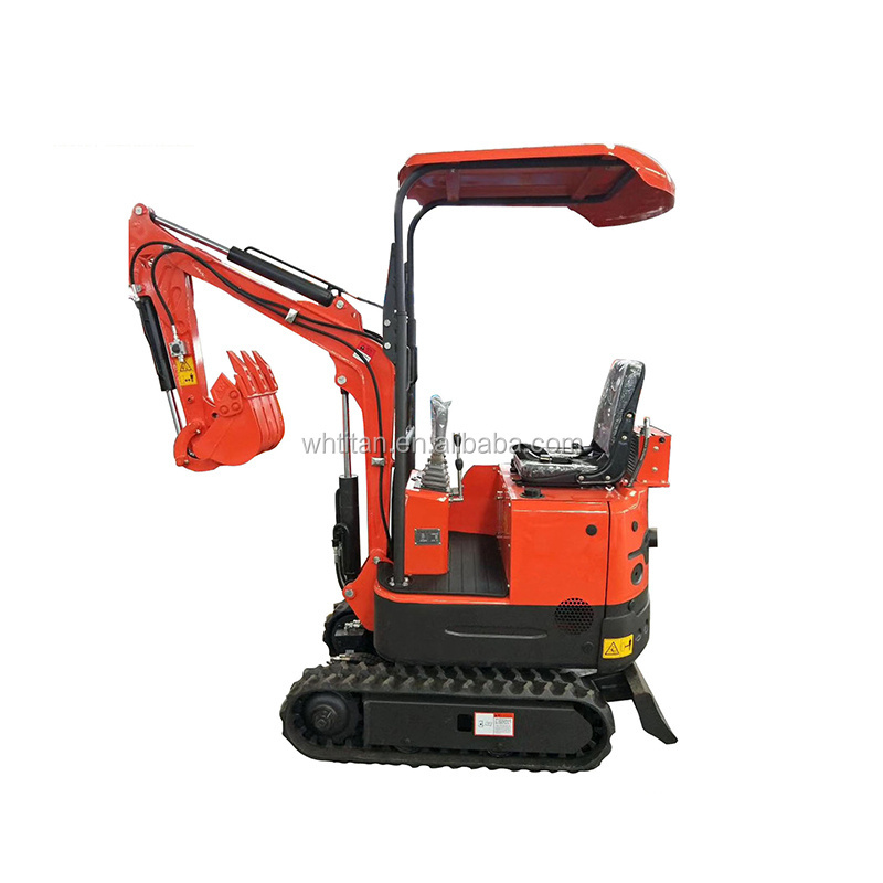 1ton 1.2ton 2ton 2.5ton Construction Digger Small Excavator with Retractable Chassias Swing Boom