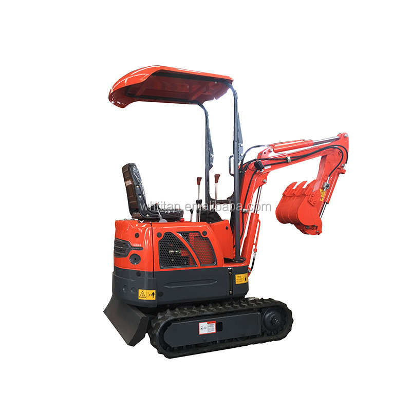 1ton 1.2ton 2ton 2.5ton Construction Digger Small Excavator with Retractable Chassias Swing Boom