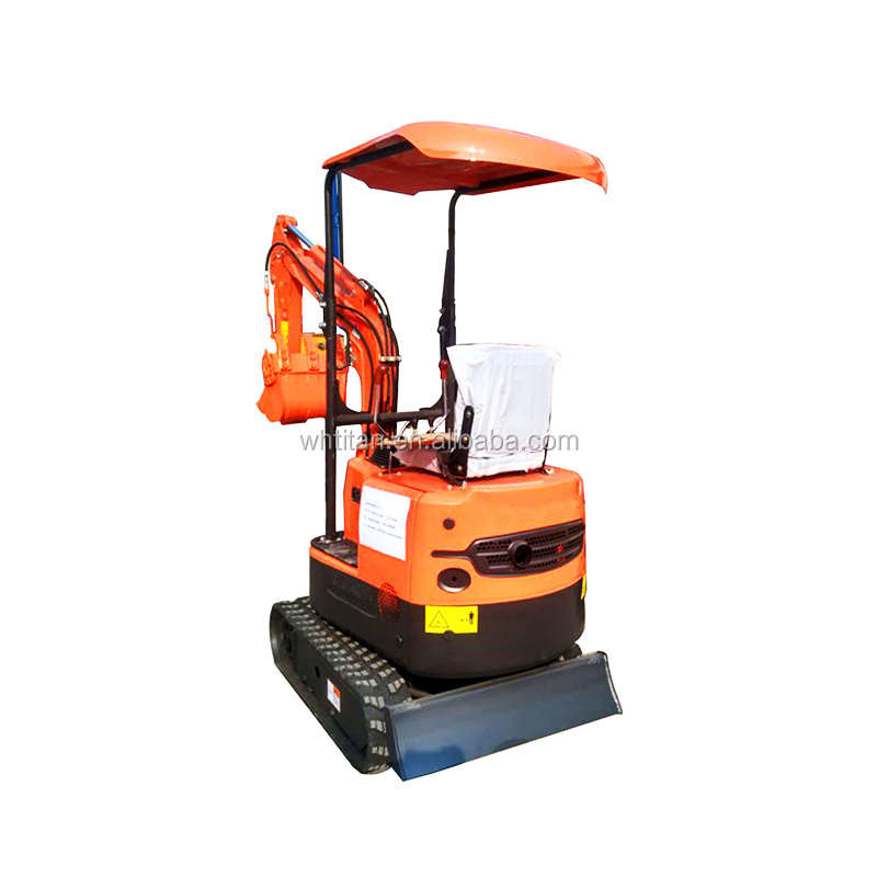 1ton 1.2ton 2ton 2.5ton Construction Digger Small Excavator with Retractable Chassias Swing Boom