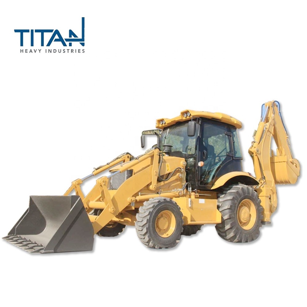 CE ISO OEM TL30-25 2.5t Compact Front Bulldozer Mini Towable Backhoe 2500kg Retroescabadora with Digger