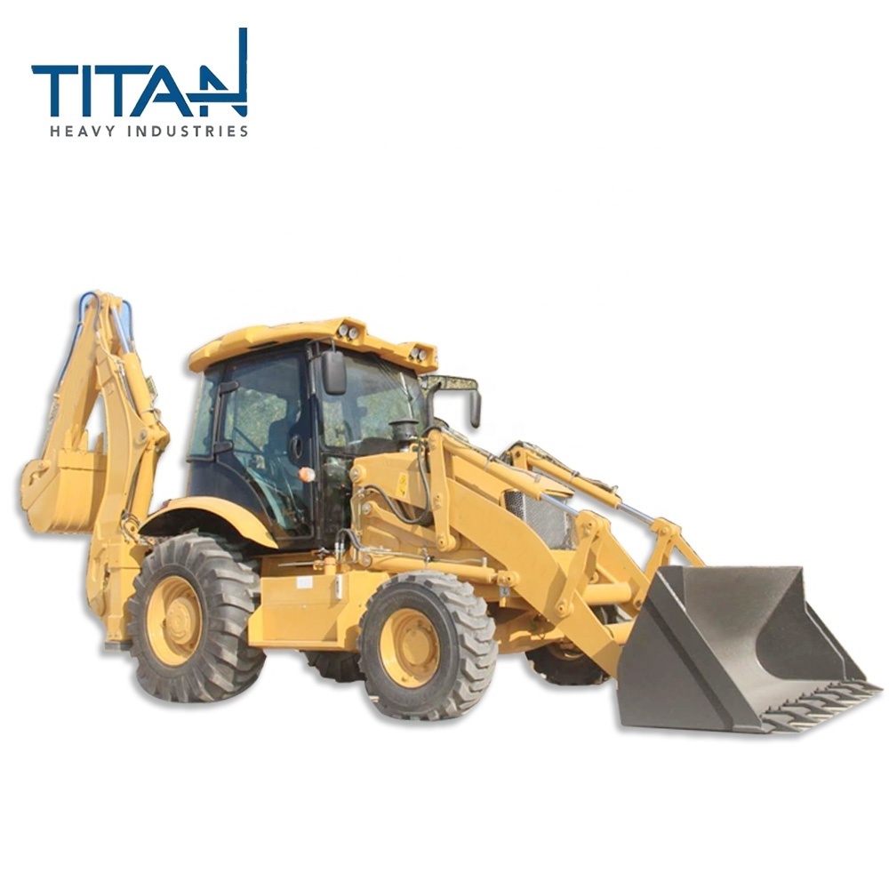 CE ISO OEM TL30-25 2.5t Compact Front Bulldozer Mini Towable Backhoe 2500kg Retroescabadora with Digger