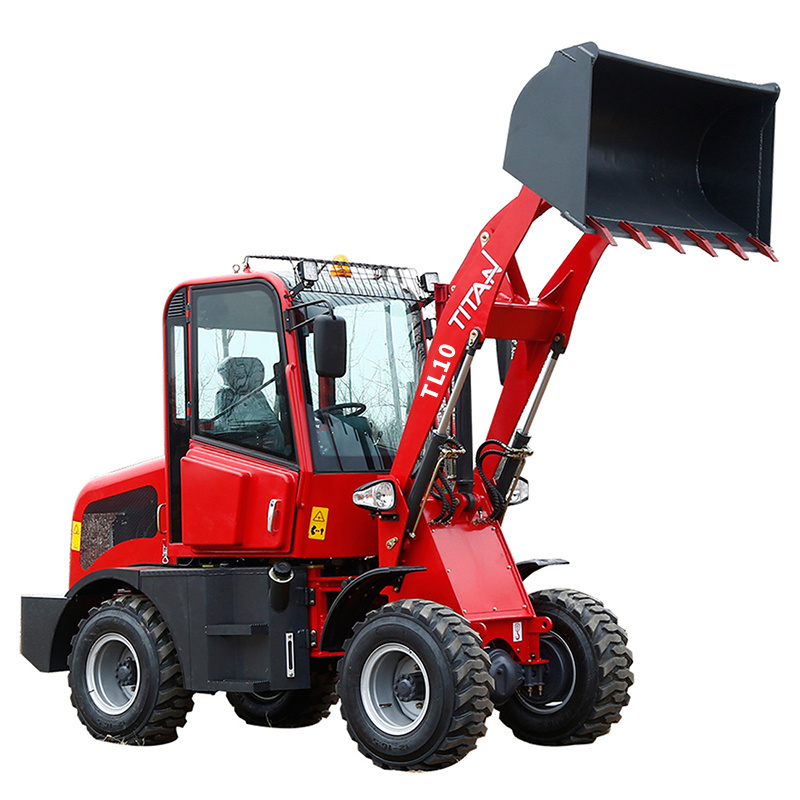 weihai titan zl10f front end mini wheel loader with snow plow