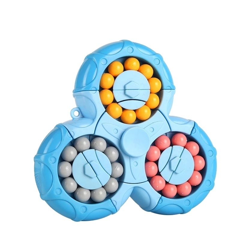 kids Fidget Leisure Time Entertainment Playing Cross-board Creative Six Sides Finger Spinner Decompression Toys New