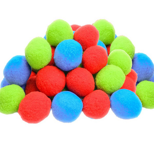 2022 Children Summer Swimming Pool Small Soft Fighting Reusable Cotton Soaker Water Splash Bomb Balloons Balls Toys For Kids