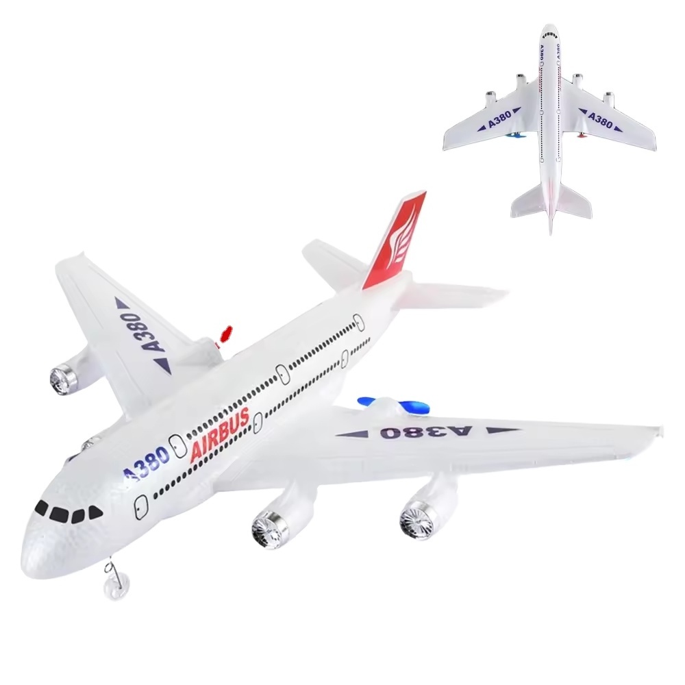 2.4G Remote Control Plane 2.5CH EPP Durable Styrofoam Airplane RC Aircraft Plane for Kids Boys Girls Airbus A380 Model