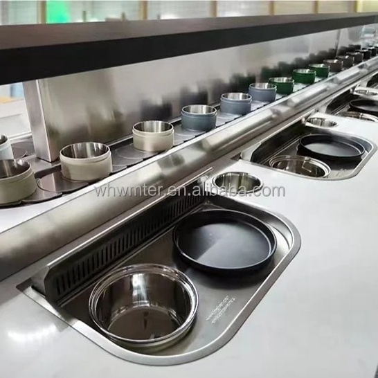 304 stainless steel super  silent  sushi  conveyor  belt supplier