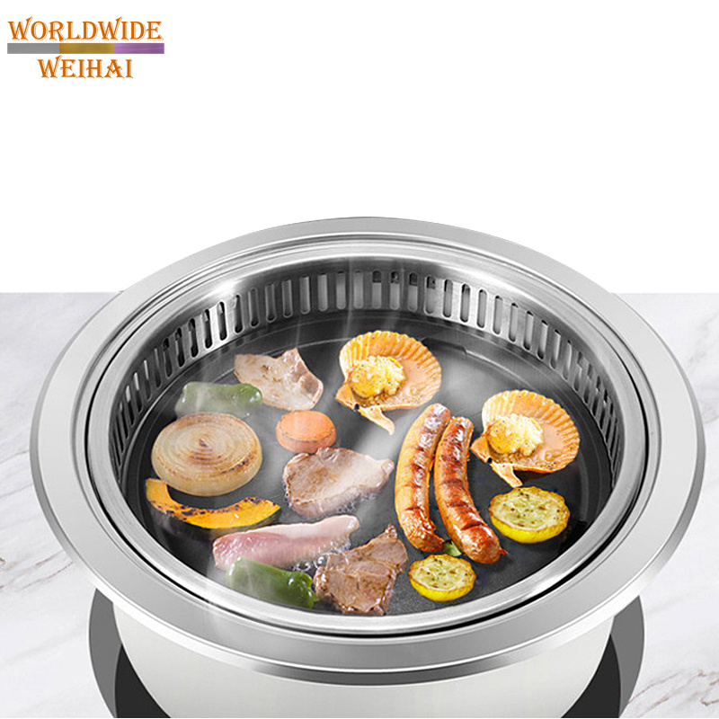 electric bbq rotating grill/stainless steel bbq grill charcoal electric/2 in 1 electric bbq grill pan teppanyaki hot pot