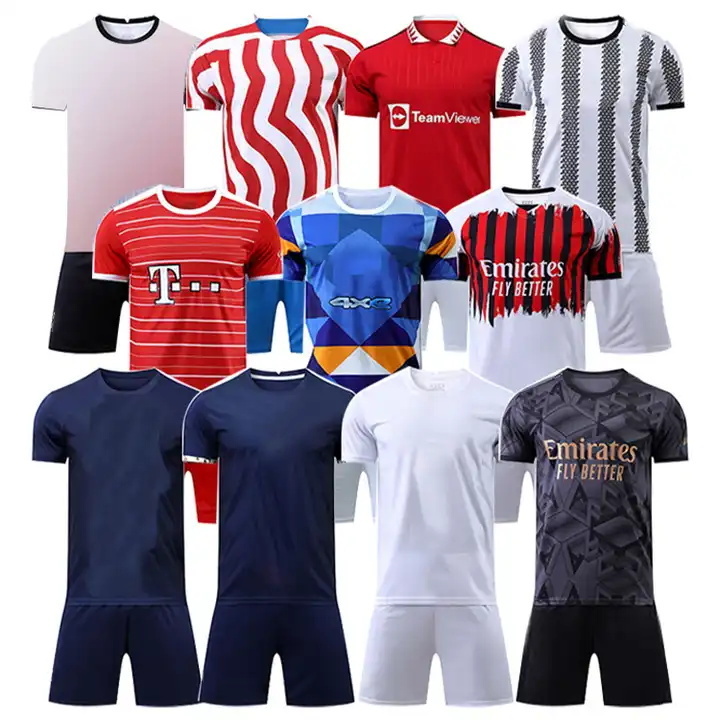 New Customized Thailand player version 23-24 season Breathable football jersey Lyon Argentina Adults sportswear soccer jersey