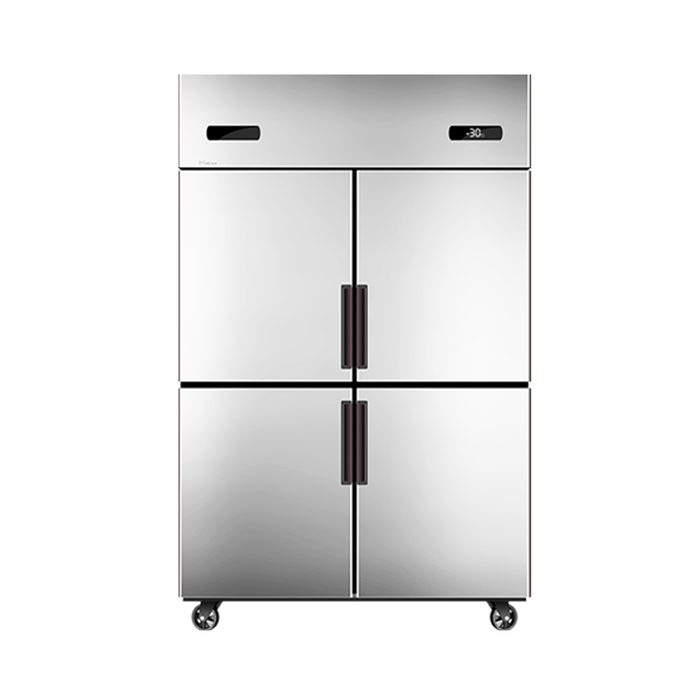 -30 degree Celsius customized LOGO fast freezing commercial vertical fridge restaurant refrigerator kitchen freezer