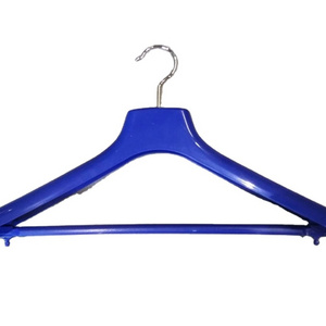 Plastic men's suit hanger heavy duty clothes rack wide shoulder multi-functional garment hanger