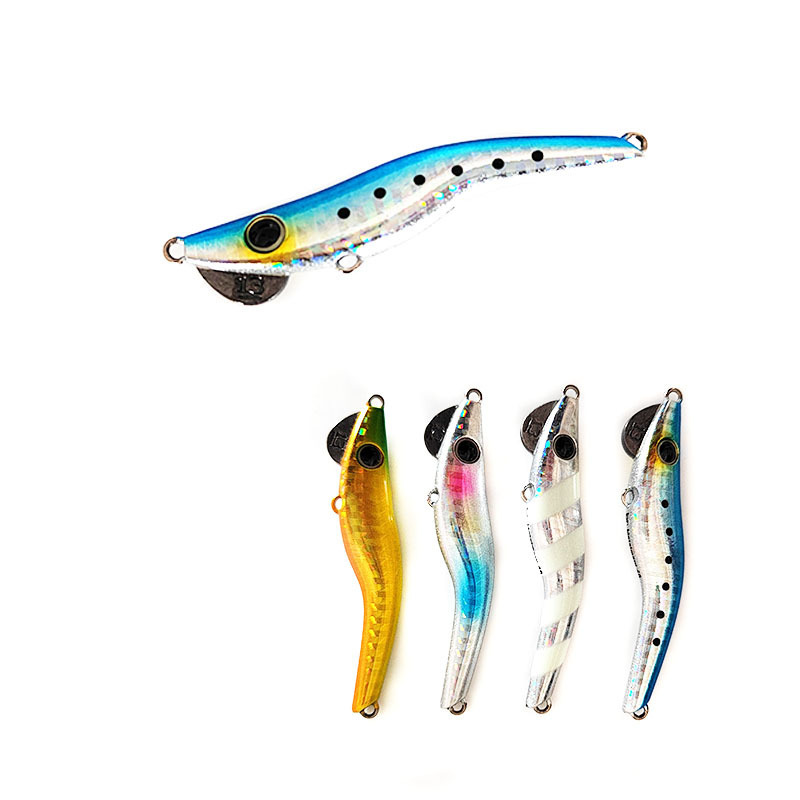 MISTER JIGGING new product OEM 40g metal squid lead jig fishing lure manufacturing artificial jigging lure