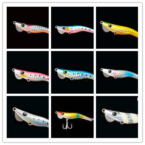 MISTER JIGGING new product OEM 40g metal squid lead jig fishing lure manufacturing artificial jigging lure